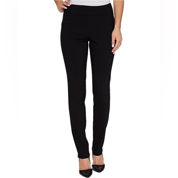 Krazy Larry Pants - Krazy Larry black pull on skinny pants